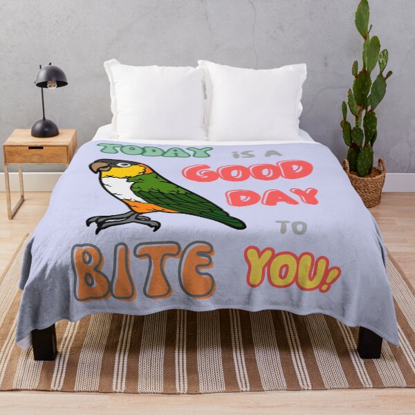 Item preview, Caique Bird, Small Parrot, Parakeet, Today is a good day to bite you designed and sold by TatianaLG.