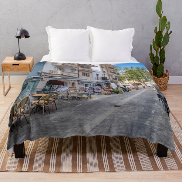 Item preview, Puerto Pollensa Mallorca Street To The Square designed and sold by GG WALL ART.