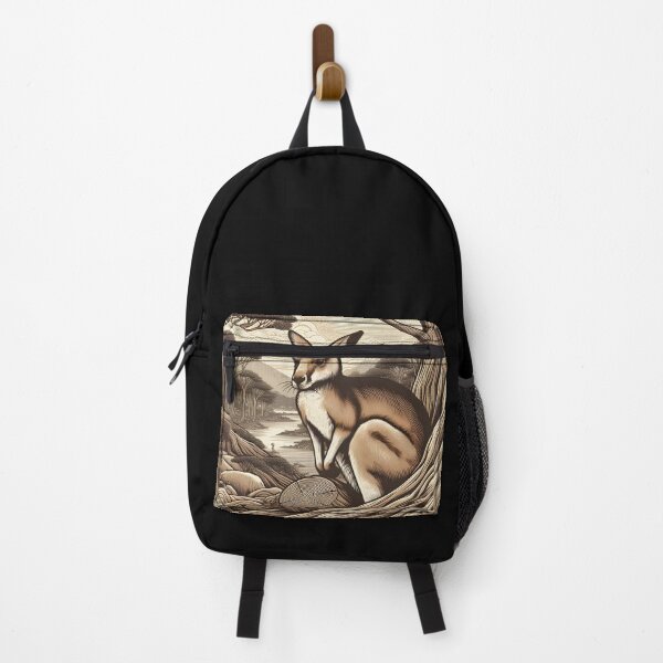 Item preview, Kangaroo retro art designed and sold by RubisLeaf.