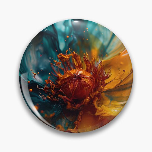 Item preview, "Crimson Splash: Fiery Florals" designed and sold by APARTAI EU.