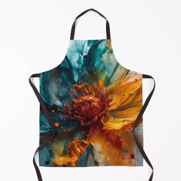 Item preview, "Crimson Splash: Fiery Florals" designed and sold by APARTAI EU.