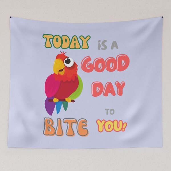Item preview, Bird, Small Parrot, Parakeet, Today is a good day to bite you designed and sold by TatianaLG.