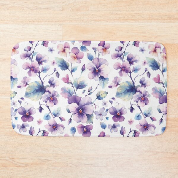 VIOLETS Bath Mat