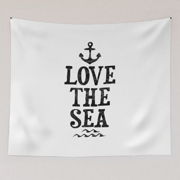 Item preview, LOVE THE SEA TYPOGRAPHY, BY SUBGIRL designed and sold by SUBGIRL.