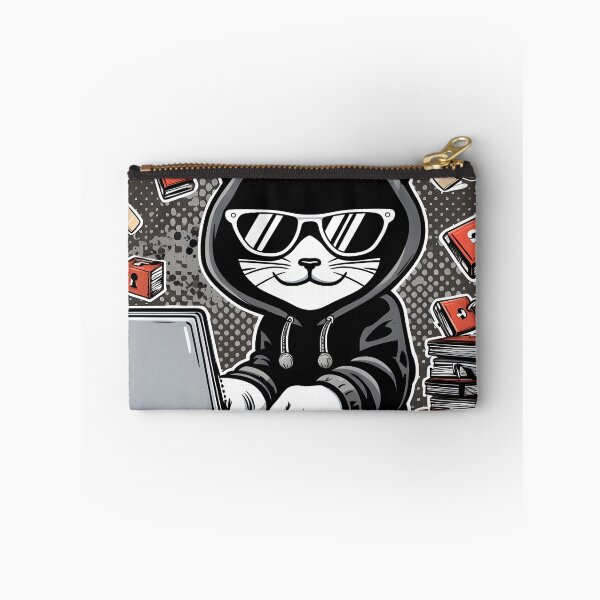 Item preview, Fox hacker in hoodie with laptop designed and sold by CTArtder.