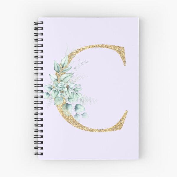Item preview, Gold Letter C with Leaf Decoration designed and sold by LeafPH.