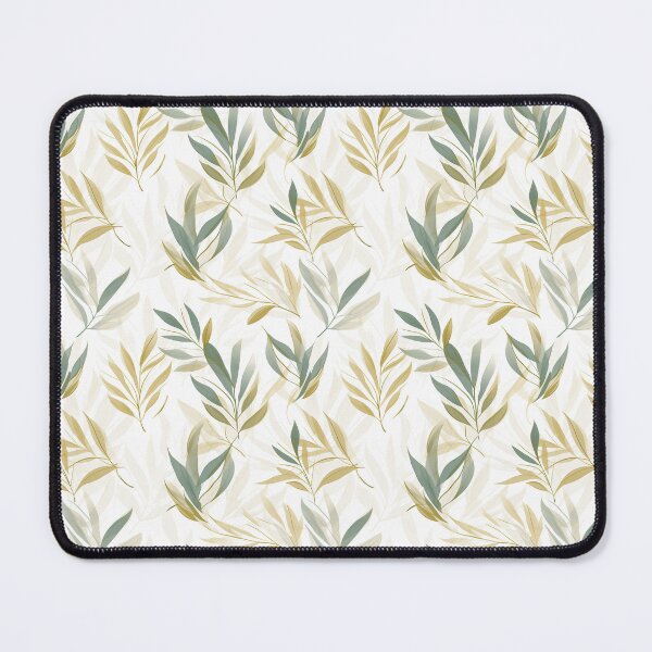 Item preview, Golden Leaves Art Deco Style Seamless Pattern  designed and sold by Sototos® ⭐⭐⭐⭐⭐.