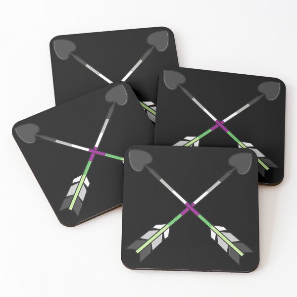 Item preview, Crossed Aromantic Asexual Ace Arrows designed and sold by AroAxel.