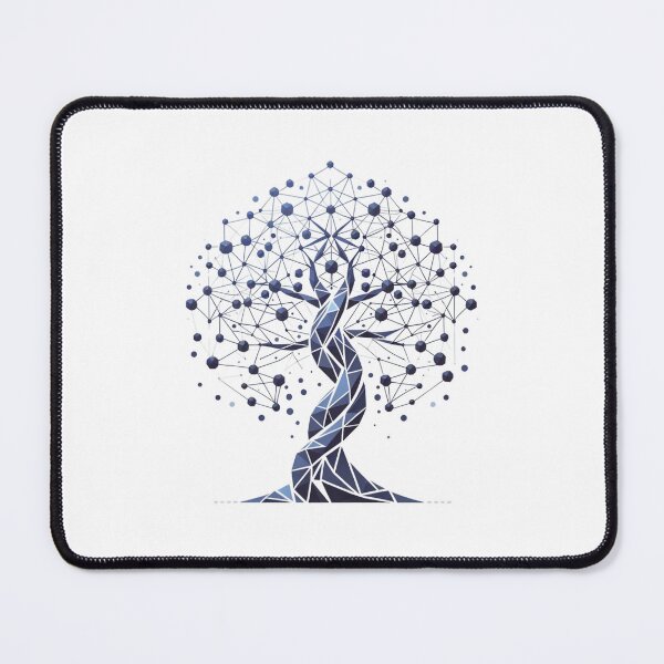 Item preview, Geometric Constellation Tree - Modern Abstract Art designed and sold by SrijanaByAnu.