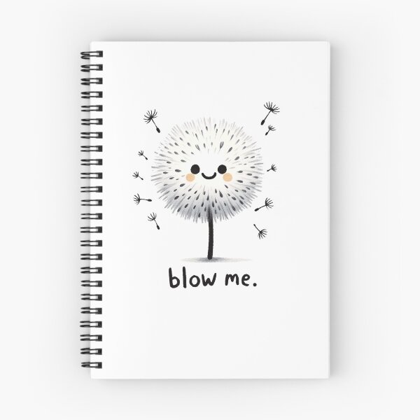 Item preview, Kawaii Dandelion Blow Me Cute Smiling  designed and sold by RoguePixel.