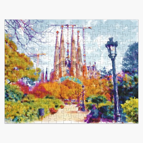 Vista previa del artículo con la obra «La Sagrada Familia - Vista al parque», diseñado y vendido por caracatita75.