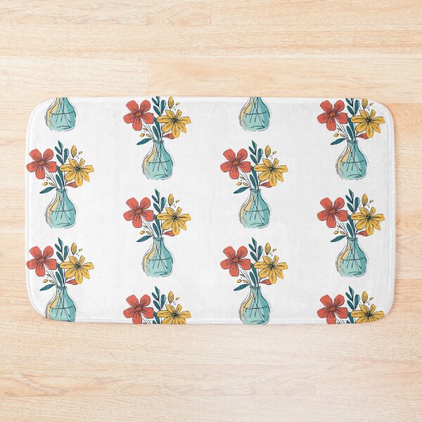 Item preview, Garden flowers in vase designed and sold by FlowersColorful.
