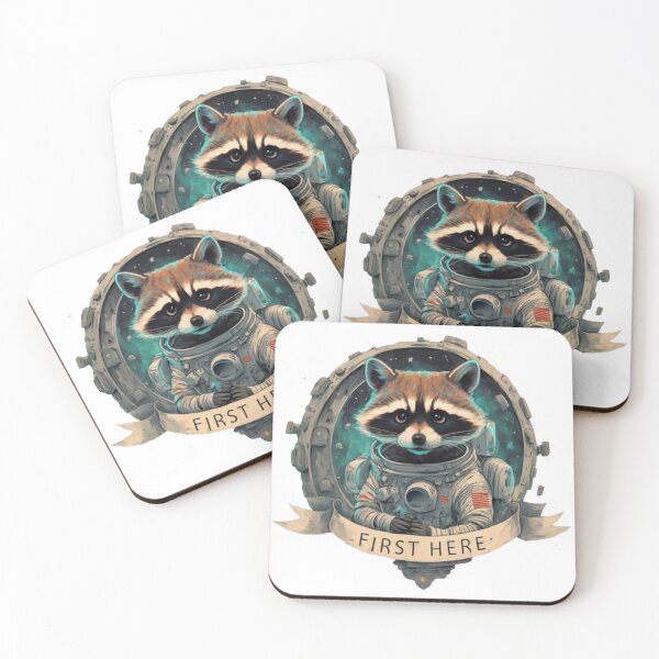 Item preview, Raccoon on the moon. designed and sold by SaNNty.