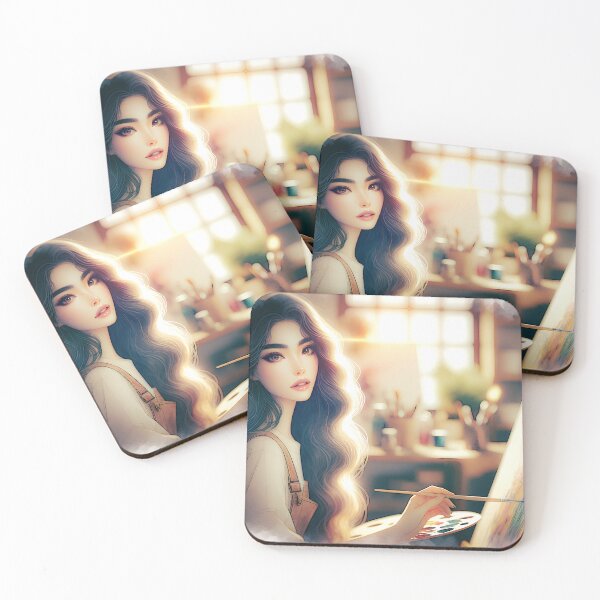 Item preview, Beautiful Painter at her Studio designed and sold by Talius Designs.