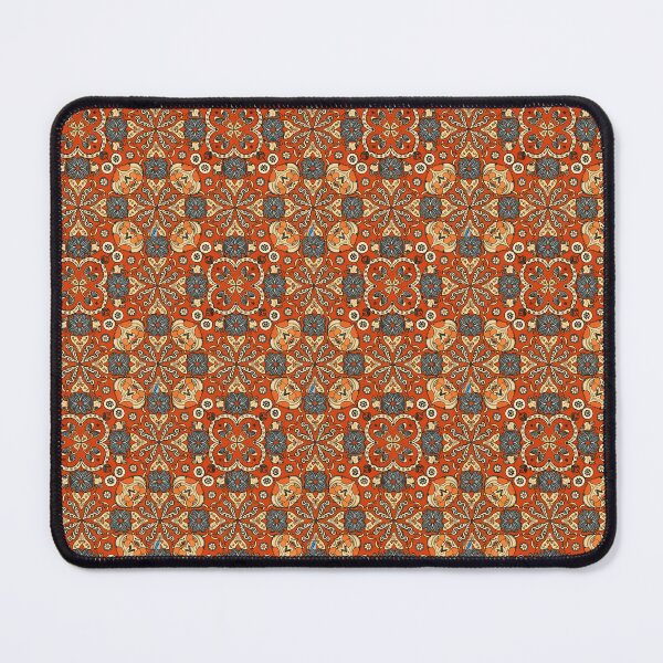 Item preview, Folk Style Tile Pattern in Red and Blue designed and sold by LittleGoblinPrs.