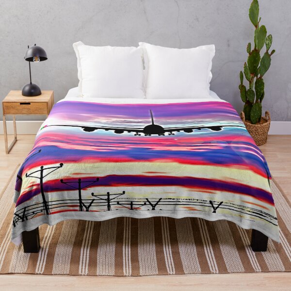 Item preview, Airplane Landing at Los Angeles designed and sold by Daniel Janda.