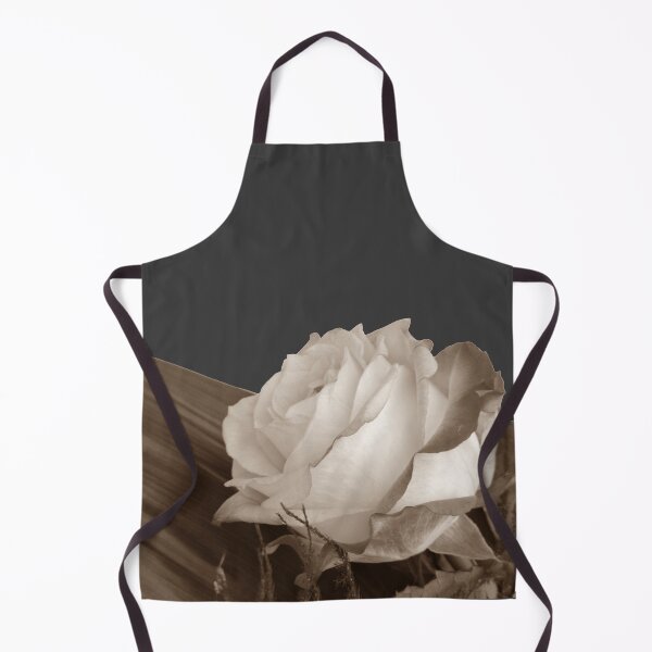 Item preview, Rose photo, cut out pattern, sepia effect designed and sold by evadesignbubble.