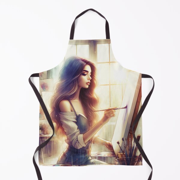Item preview, Beautiful Painter at her Studio designed and sold by Talius Designs.