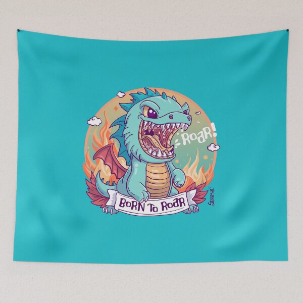 Item preview, Born to Roar - Majestic Dragon statement designed and sold by SPIRIMAL.