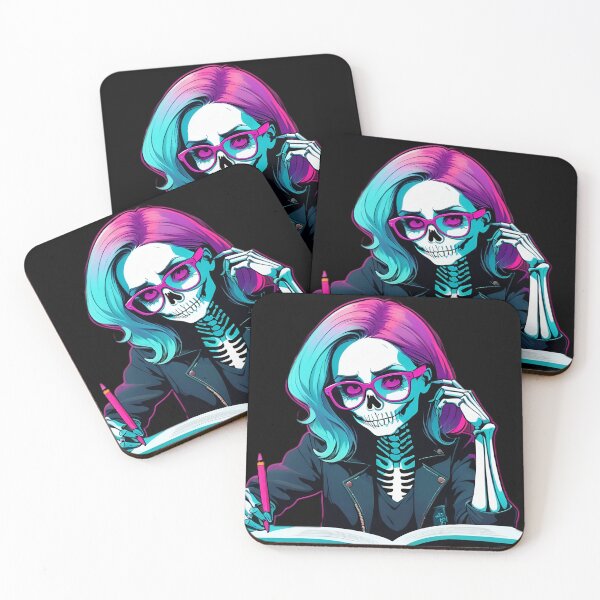 Item preview, Preppy Nerd Skeleton designed and sold by PlanetMarker.