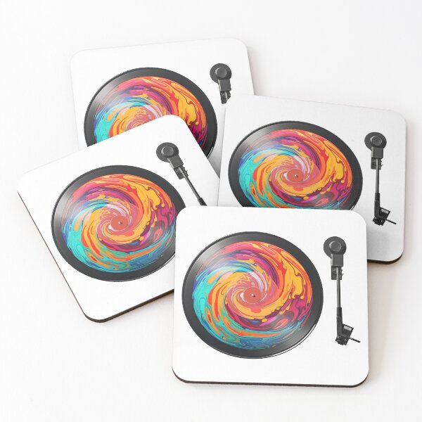Item preview, Vibrant Vortex Vinyl designed and sold by Nadaillustrada.