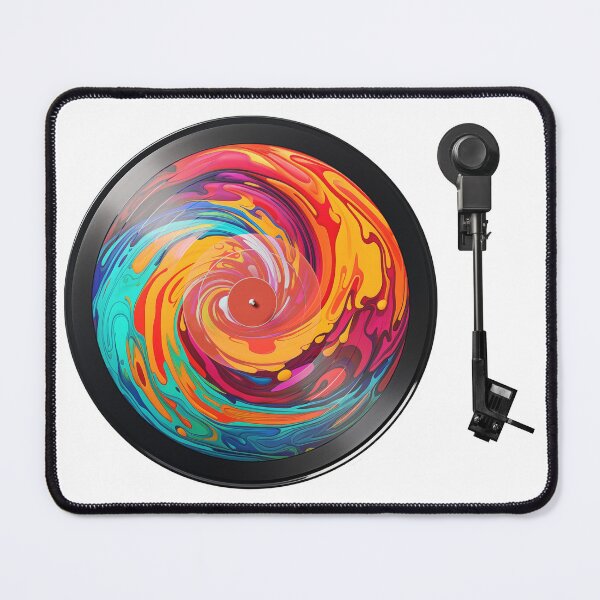 Item preview, Vibrant Vortex Vinyl designed and sold by Nadaillustrada.