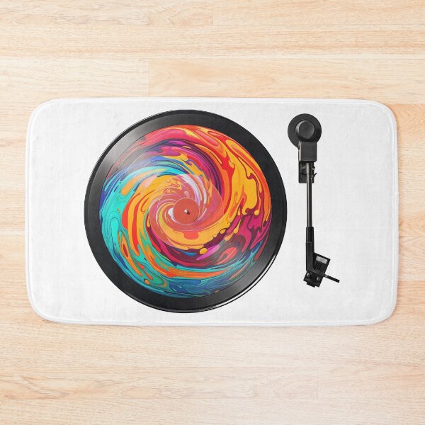 Item preview, Vibrant Vortex Vinyl designed and sold by Nadaillustrada.