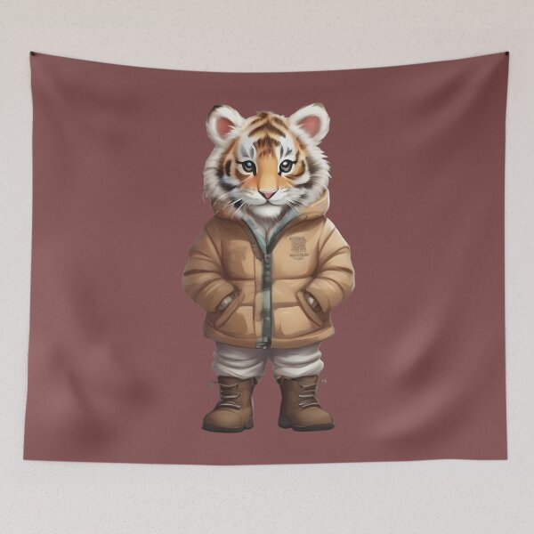 Item preview, Fluffy Feline Bliss: Adorable Tiger Cub Collections designed and sold by nadeem4design.
