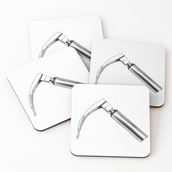 Item preview, Laryngoscope, medical symbol for doctors and healthcare workers, mono designed and sold by Drawmecute.