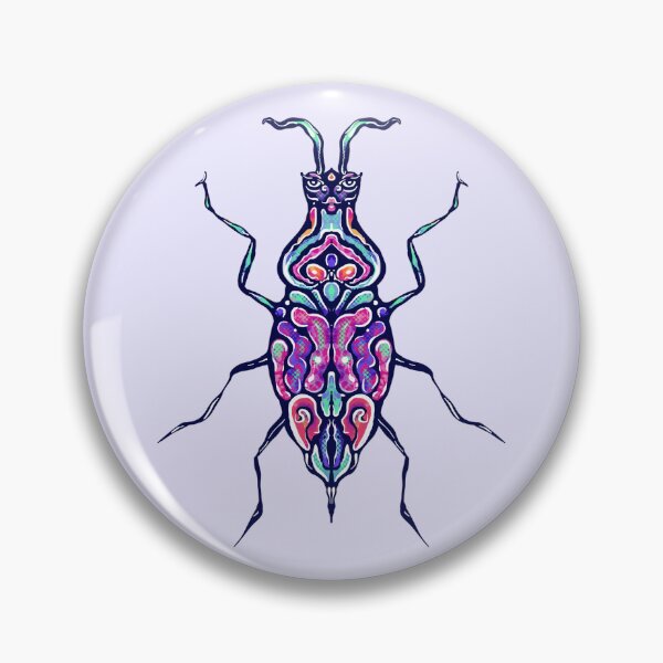 Item preview, Space Alien Insect Psychedelic beetle  designed and sold by DBOXart.