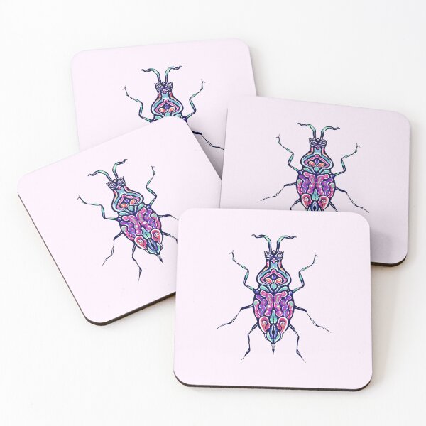 Item preview, Space Alien Insect Psychedelic beetle  designed and sold by DBOXart.