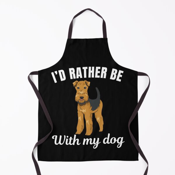 Item preview, I'd rather be with my dog, funny Airedale Terrier breed owners or lovers saying designed and sold by NBSStore.