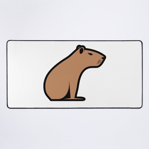 Item preview, Minimal capybara side view designed and sold by KapybaraX.