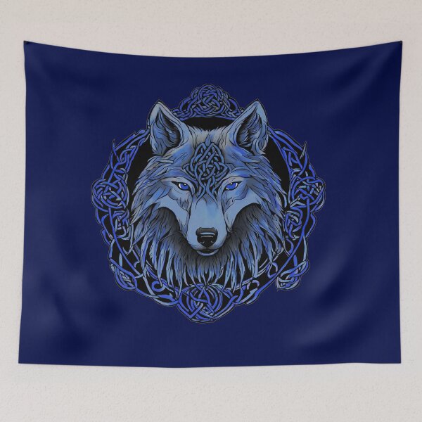 Item preview, FENRIR CELTIC KNOT WOLF NORSE MYTHOLOGY T SHIRT designed and sold by Danicus666.