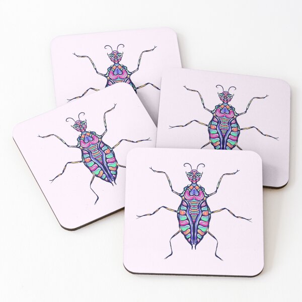 Item preview, fantasy Insect Psychedelic beetle original art designed and sold by DBOXart.