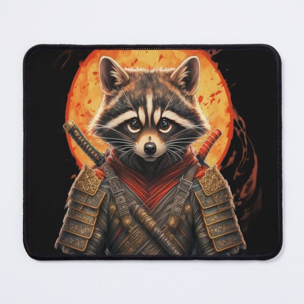 Item preview, Fearless Raccoon: The Samurai Guardian designed and sold by SaNNty.