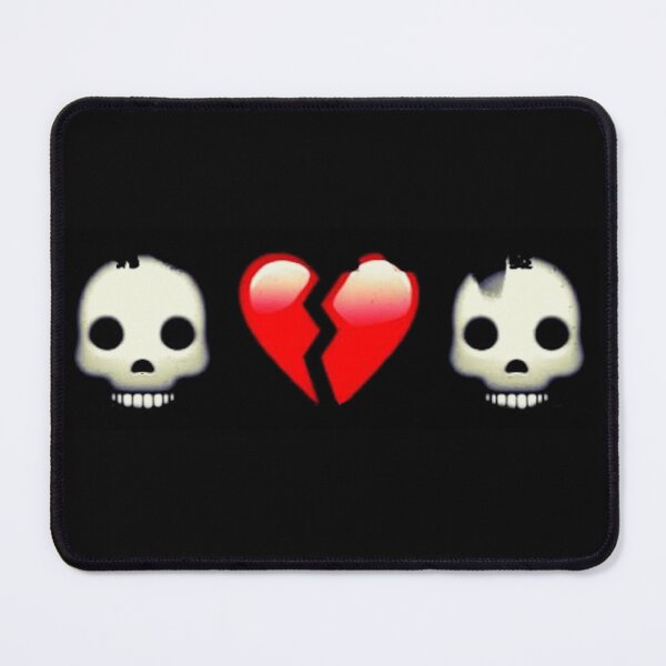 Item preview, TWO SKULLS WITH A HEART designed and sold by inarausch2023.