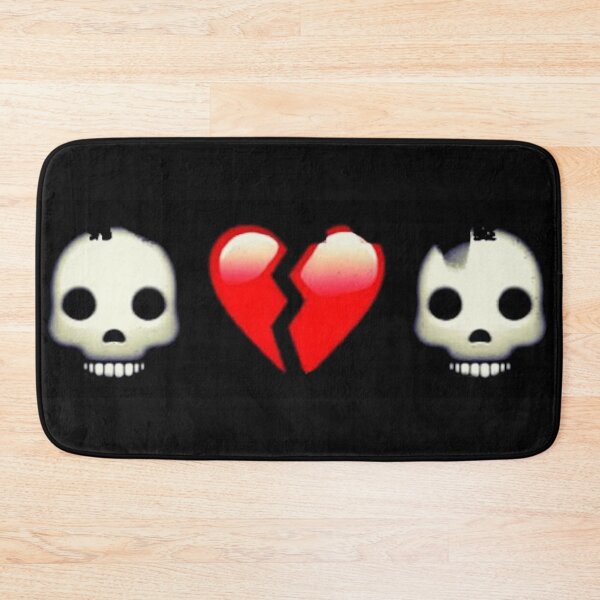 Item preview, TWO SKULLS WITH A HEART designed and sold by inarausch2023.