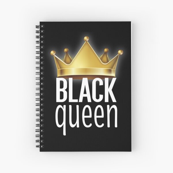 Black Queen Spiral Notebook