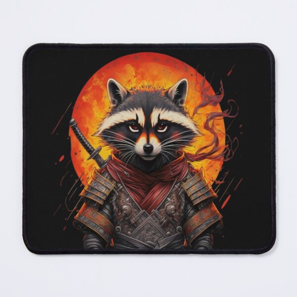 Item preview, Fearless Raccoon: The Samurai Guardian designed and sold by SaNNty.