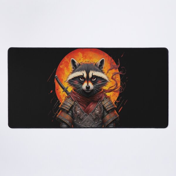 Item preview, Fearless Raccoon: The Samurai Guardian designed and sold by SaNNty.
