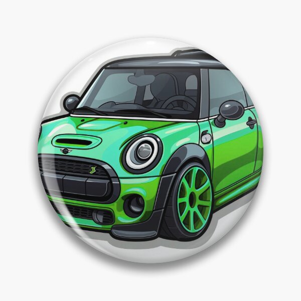 Item preview, Green Euro Tuner Car designed and sold by DozerDaisyShop.