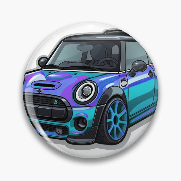 Item preview, Purple & Blue Euro Hatchback Racer designed and sold by DozerDaisyShop.