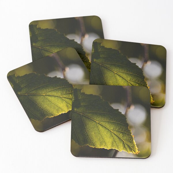 Item preview, Macro Image of Green Leaf in Autumn designed and sold by vijibala2016.