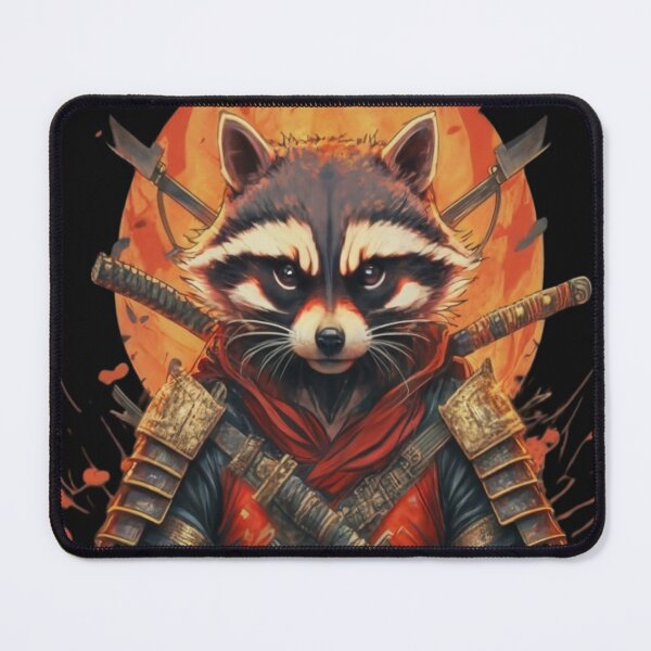Item preview, Fearless Raccoon: The Samurai Guardian designed and sold by SaNNty.