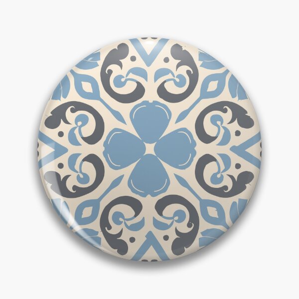 Item preview, Simple Blue and White Sari-Style Pattern designed and sold by LittleGoblinPrs.