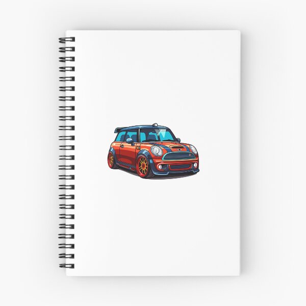 Item preview, Orange and Blue Euro Hatchback Tuner Car designed and sold by DozerDaisyShop.