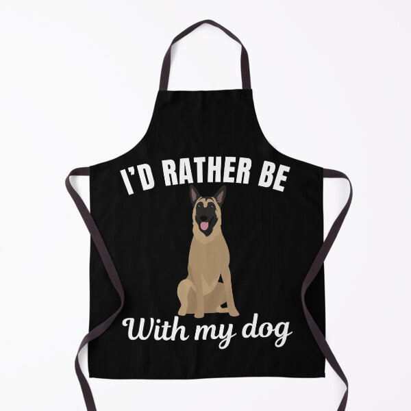 Artikelvorschau, Ich wäre lieber mit meinem Hund zusammen, lustige Besitzer oder Liebhaber der belgischen Malinois-Schäferrasse sagen entworfen und verkauft von NBSStore.