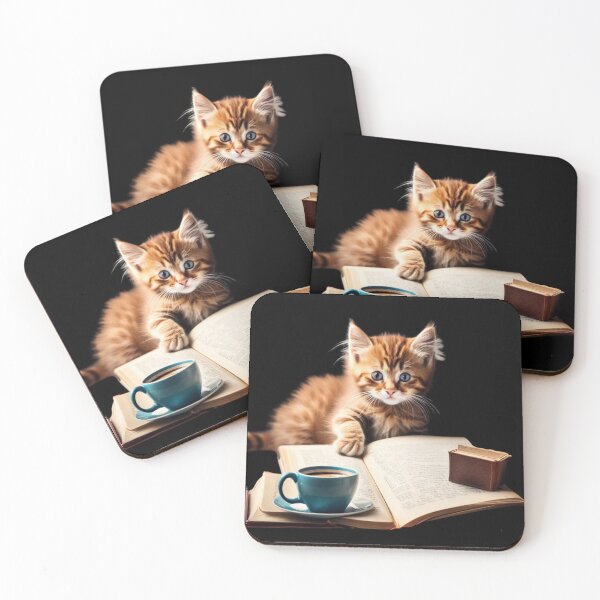 Item preview, Cat With Book Cute Cat Reading Book Funny Gifts For Cat Lovers Funny Gifts For Book Lovers  designed and sold by MatthewViews.