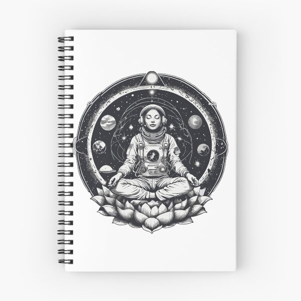 Item preview, Astronaut in lotus position  designed and sold by pictoartcrew.